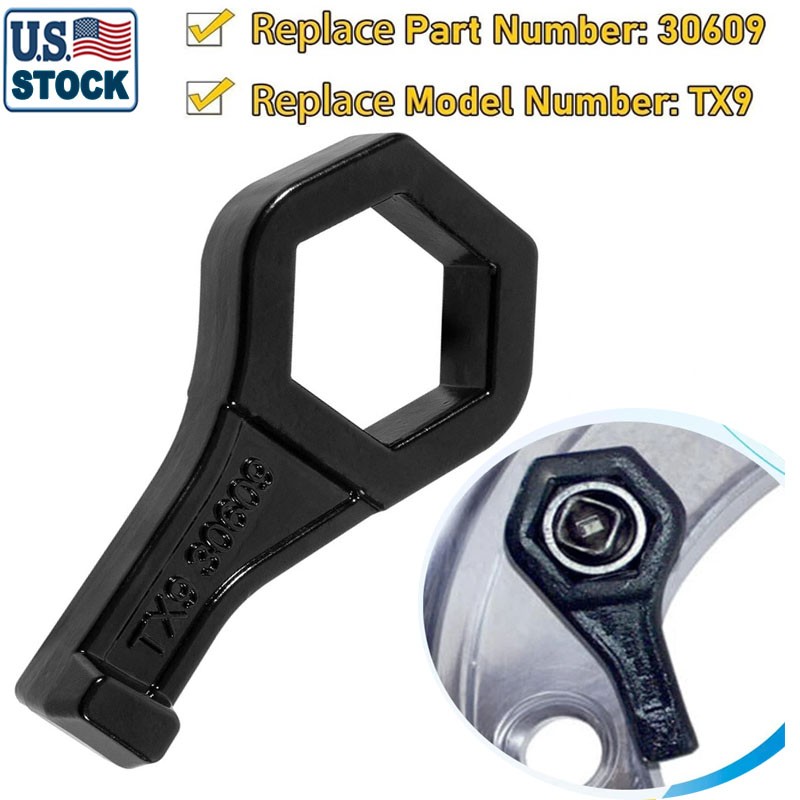 30609 Model TX9 Cap Nut Wrench Outer Nut Wrench for Porkchop Style, Size: 1-1/2″