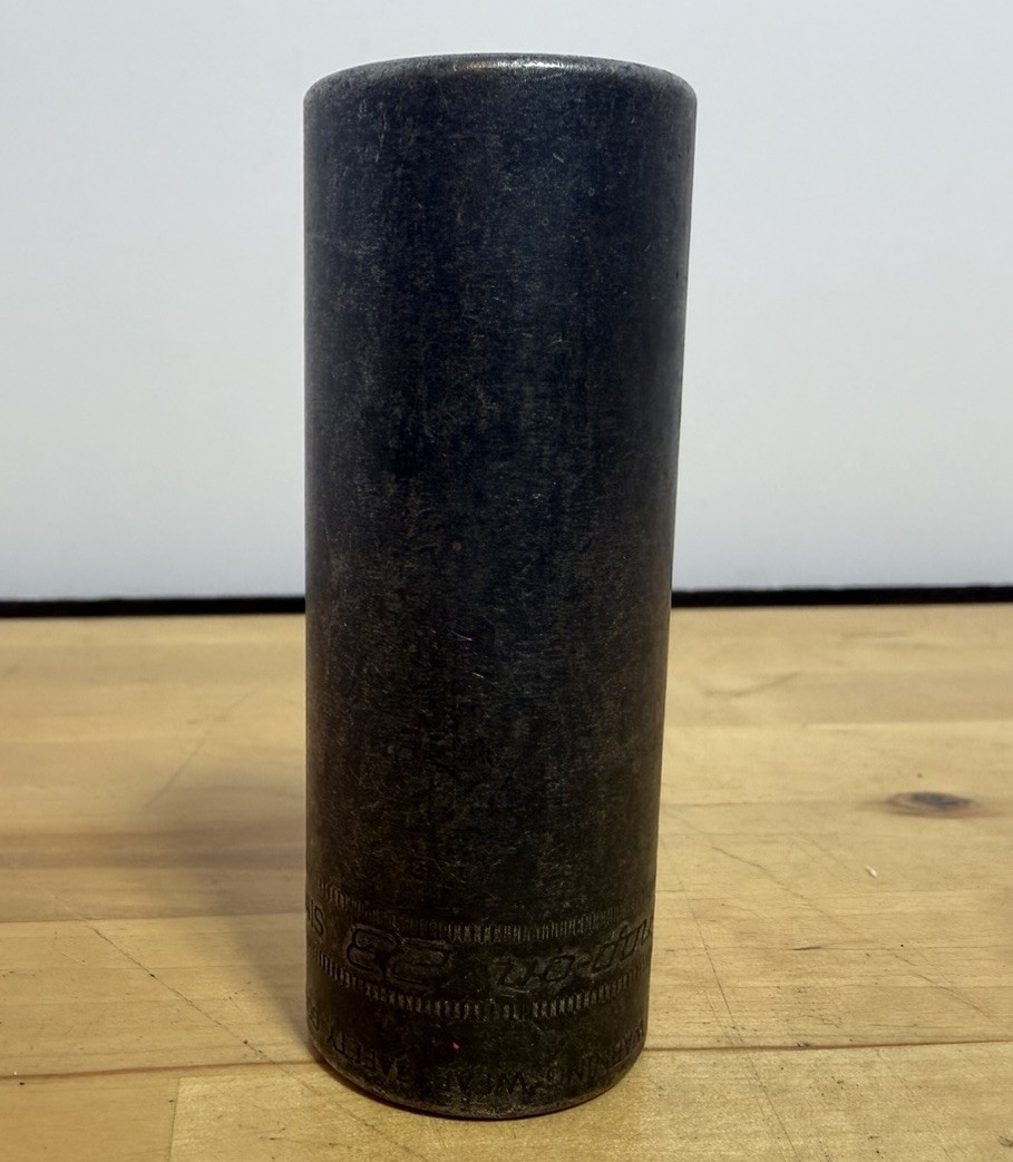Snap-on Tools SIMM230 23mm 1/2″ Drive Metric DEEP 6-Point Impact Socket USA