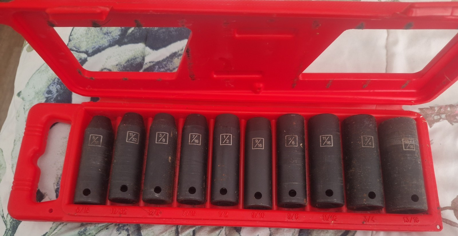 JobSmart 1/2 in. Drive SAE Deep Impact Socket Set, 10 pc.