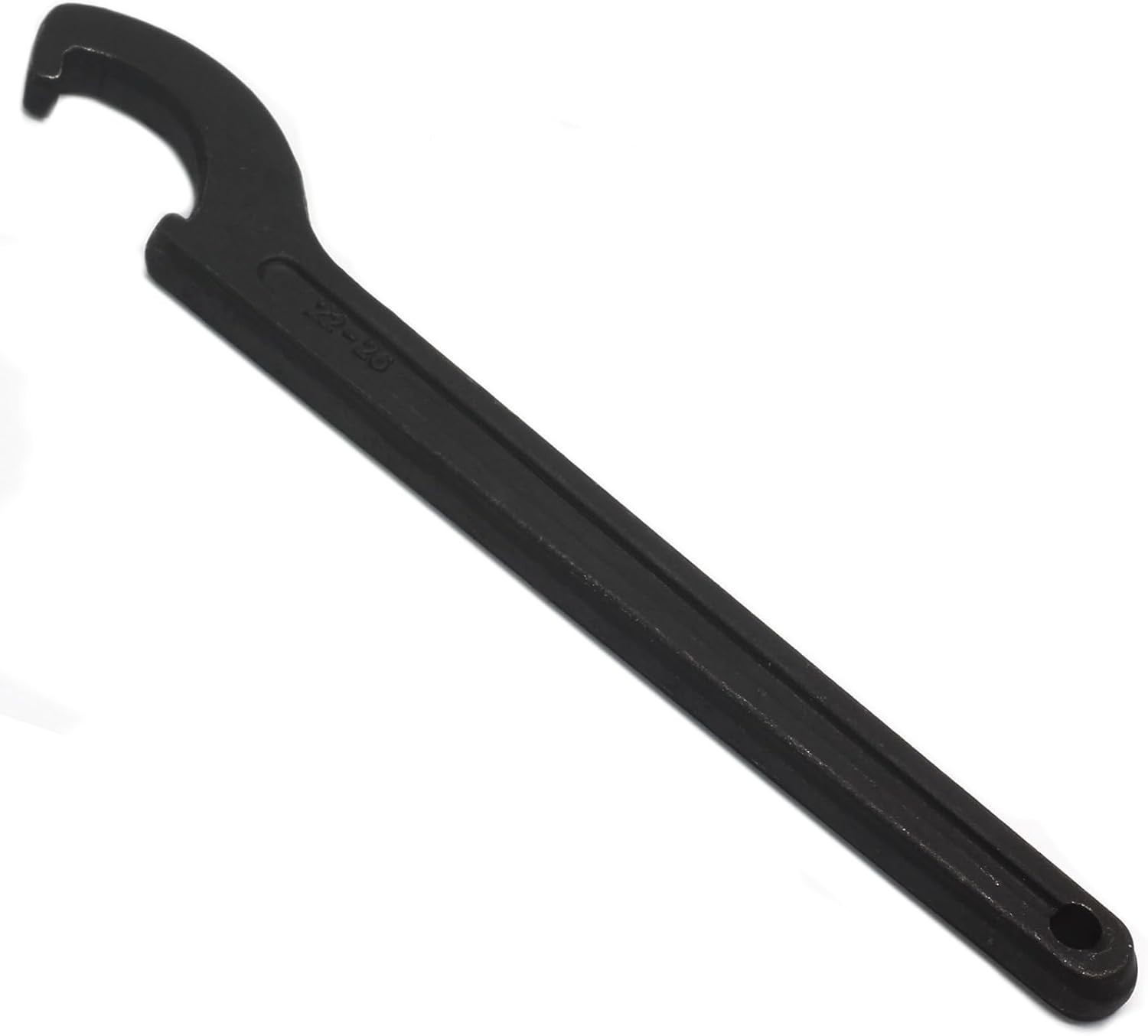 Durable C Hook Spanner Black 22-26mm Carbon Steel Round Nut Collet Chuck Tool