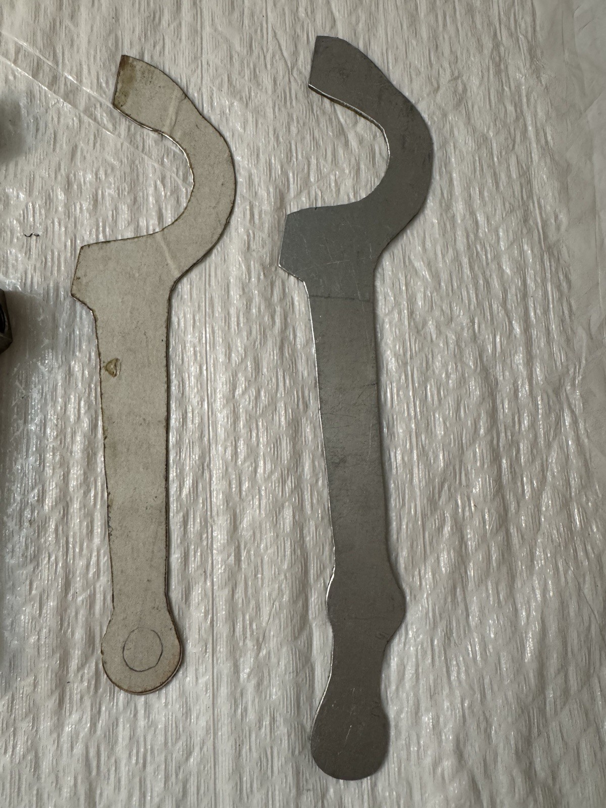 4pc Hook Spanner Wrench Set C-Spanner Adjustable Lock Ring Tool Lot