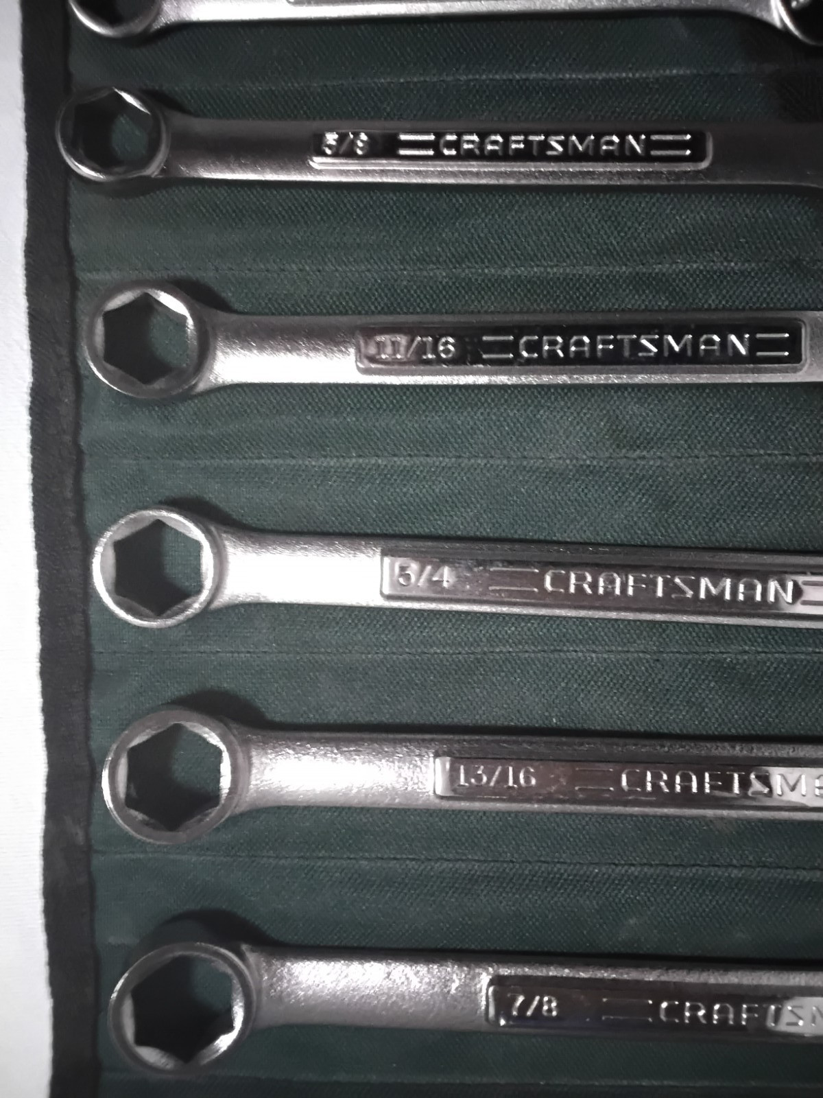 Craftsman 12pc SAE 6 PointCombination Wrench Set USA 1/4-7/8″