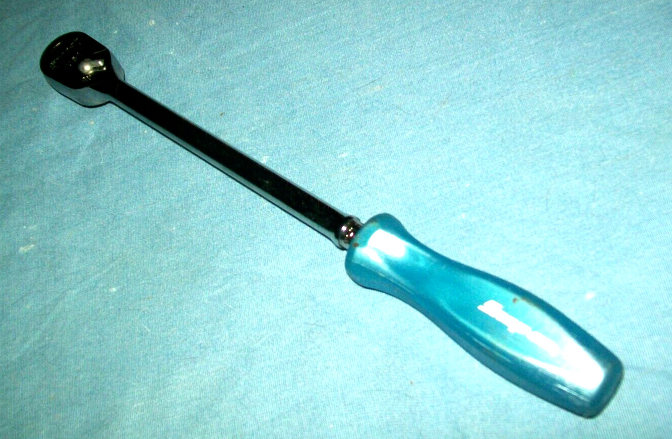 New Snap-on™ 1/4″ drive 9″ Pearl Blue Extra Long Ratchet THLLD72PB Dual 80 Tech
