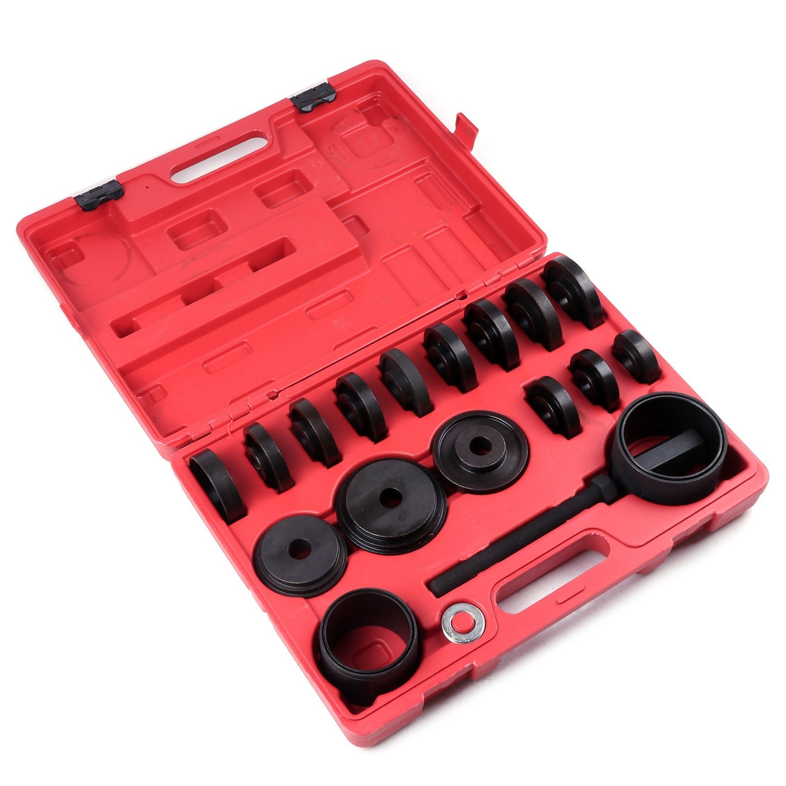 Front Wheel Drive Bearing Press Tool Removal Adapter Puller Pulley 23PCS Kit FWD