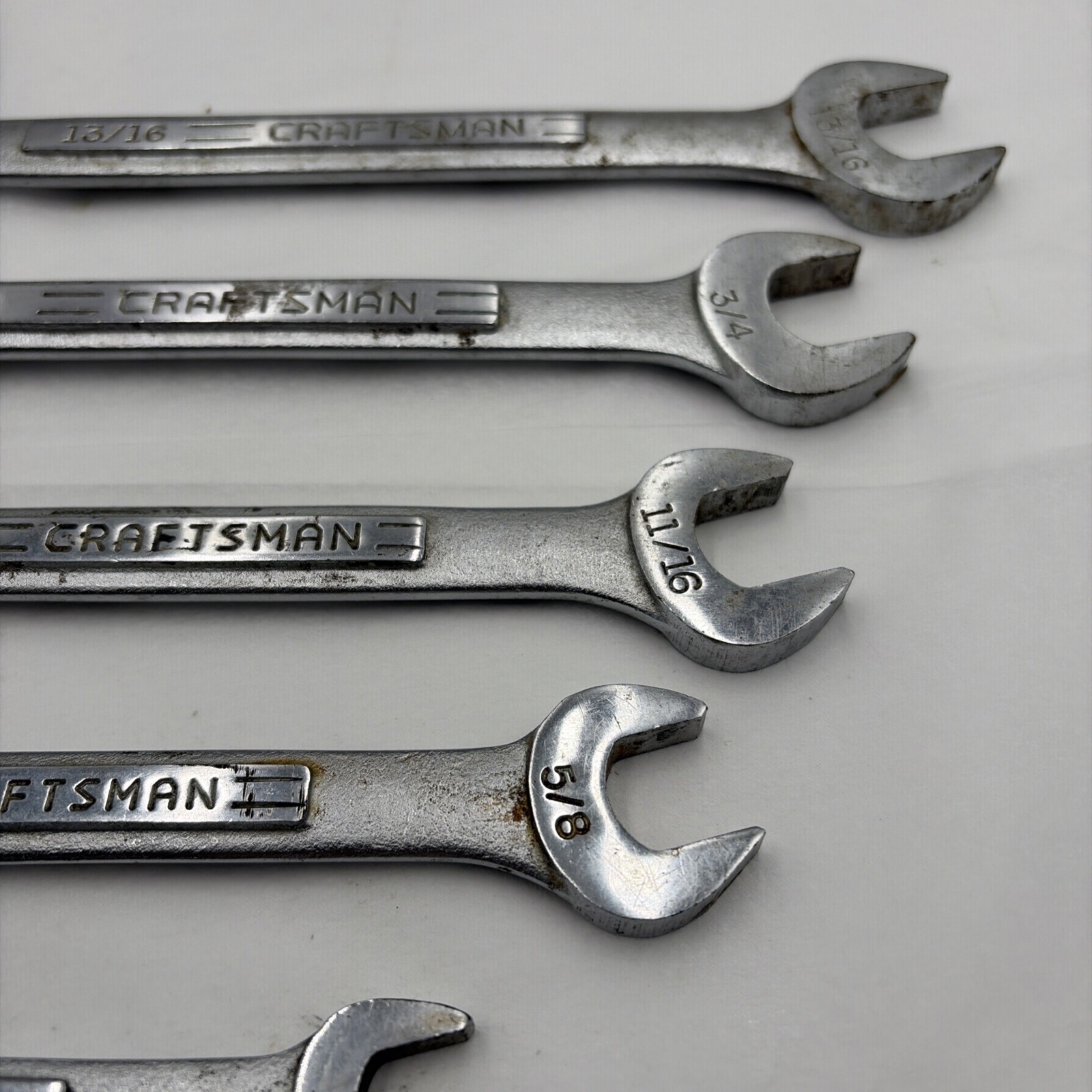 Vintage Craftsman -VV- SAE Combination Wrench Set of 9 Pieces See Description