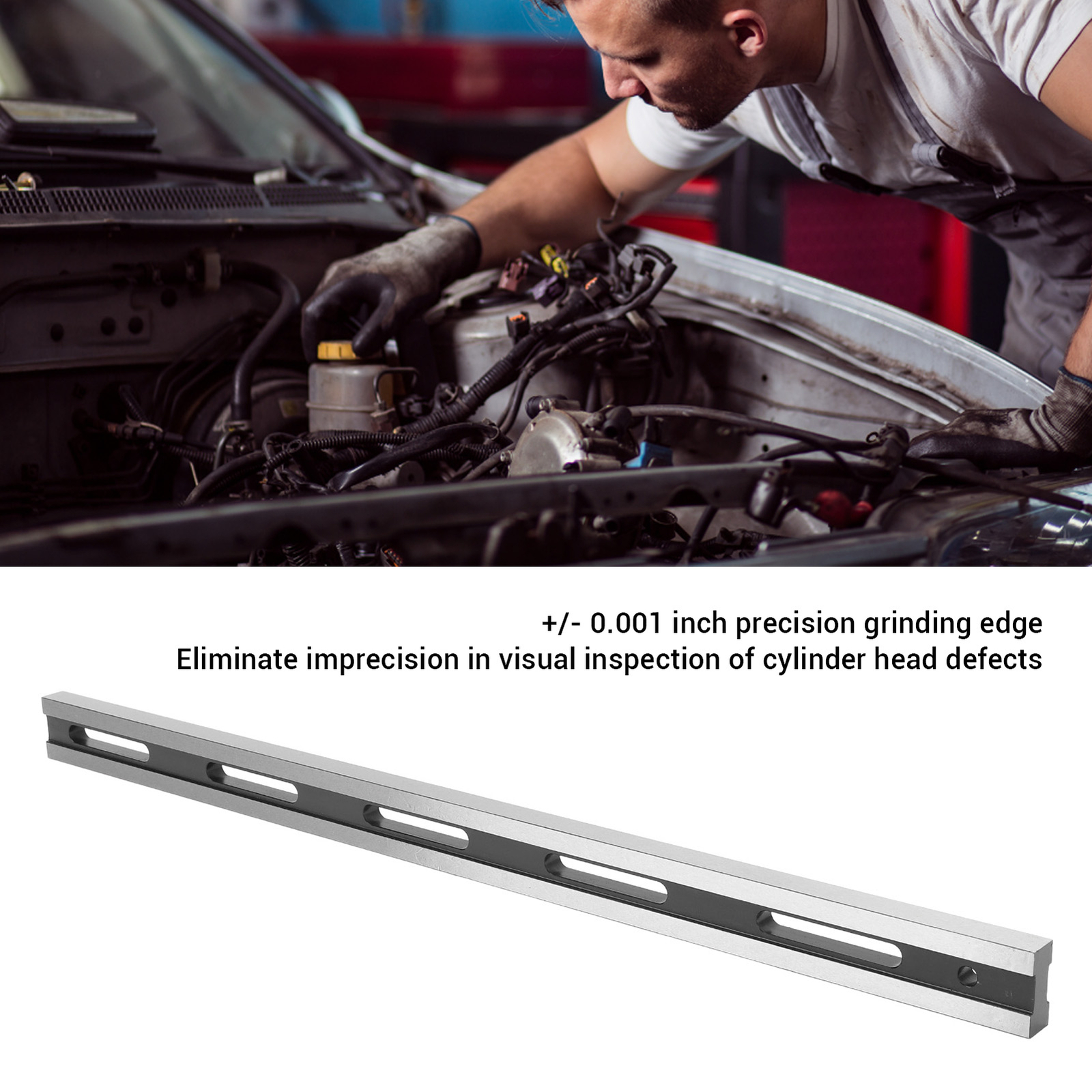 24 Inch Machinist Precision Steel Straight Edge Tool Straight Edge Machined Flat