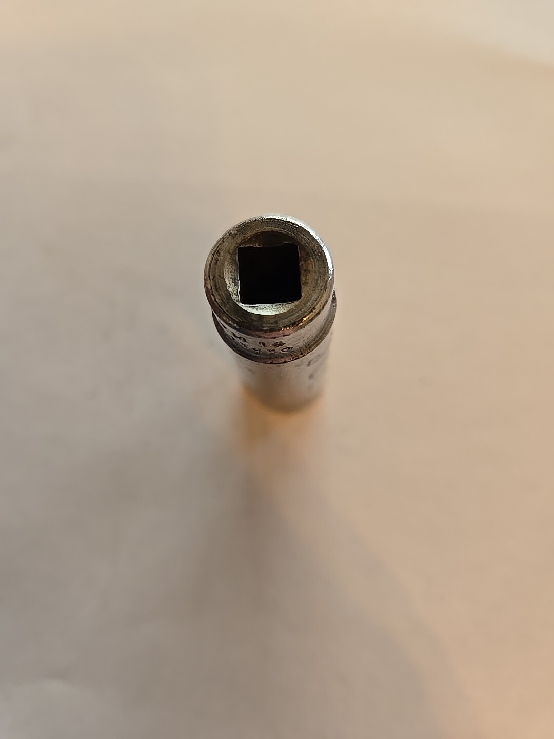 Snap On 1/4″ Drive 7/16″ 6PT SAE Deep Chrome Socket STM14