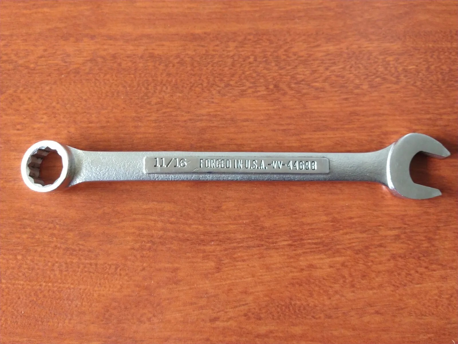 CRAFTSMAN VV44698, 11/16″ COMBINATION WRENCH, 8.6″ LONG, 12 POINT.
