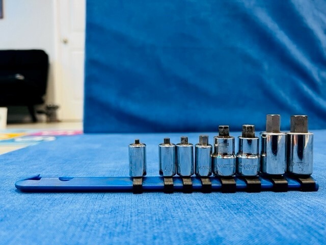 #aw446 NEW MATCO SABXYSM8R 8pc Metric STUBBY Hex Socket Driver Set 3-10mm