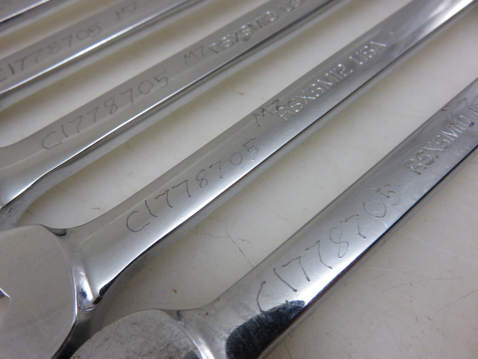 Snap-On RSXSM METRIC Open End Line Flare Nut SPEED Wrench 10mm-15mm