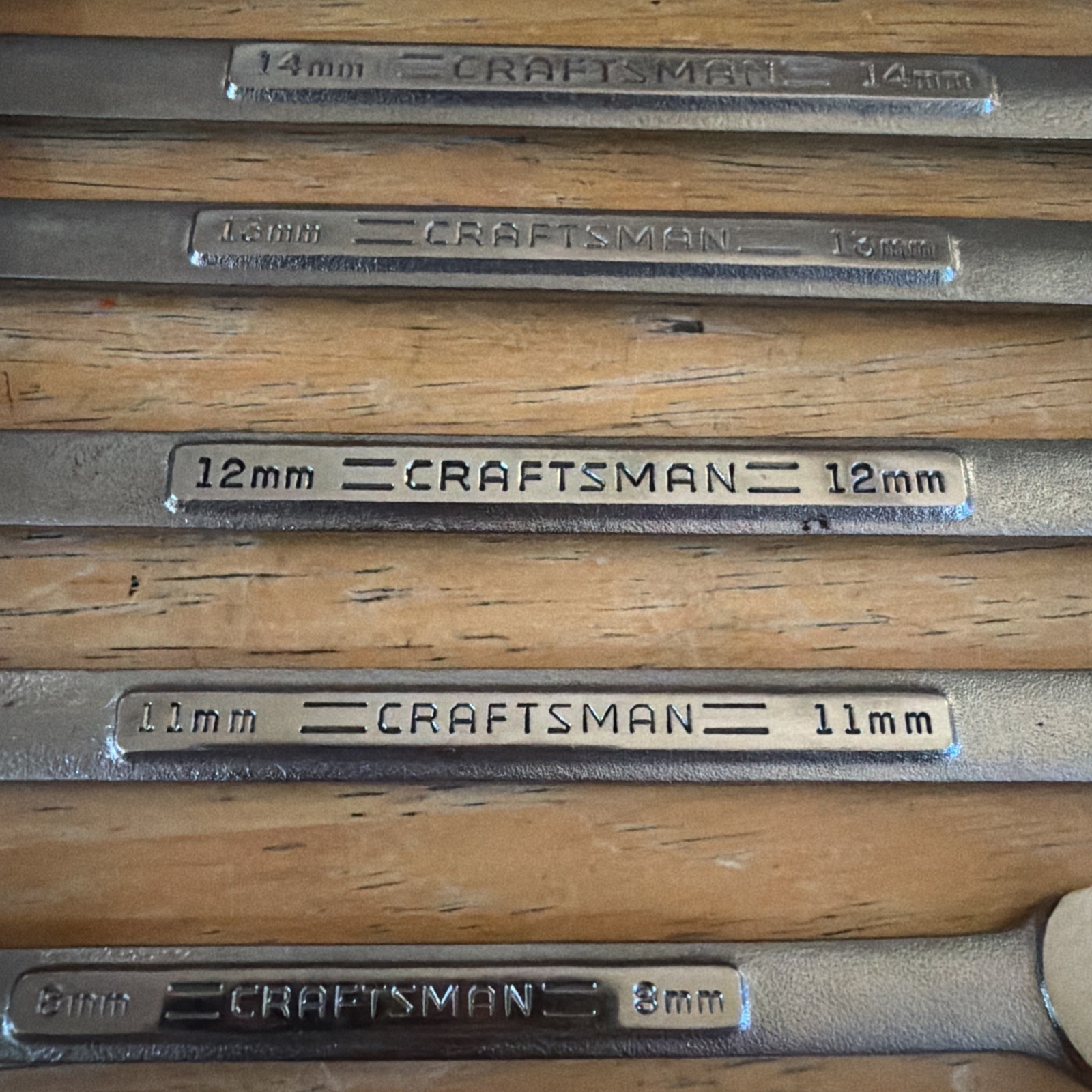 7 Craftsman Professional VA Speed Wrenches 8/11/12/13/14/15/16 MM USA Used Lot