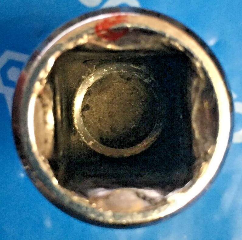 Mac Tool A1612 Chrome 1/2 to 3/8″ Socket Adapter USA 1.5″L 1993 Good 8/10 E