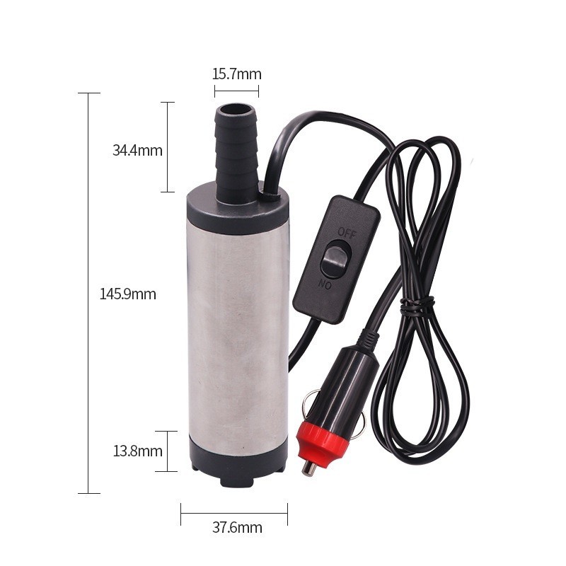 Portable 12V 24V DC Submersible Water Pump for Efficient Liquid Transfer
