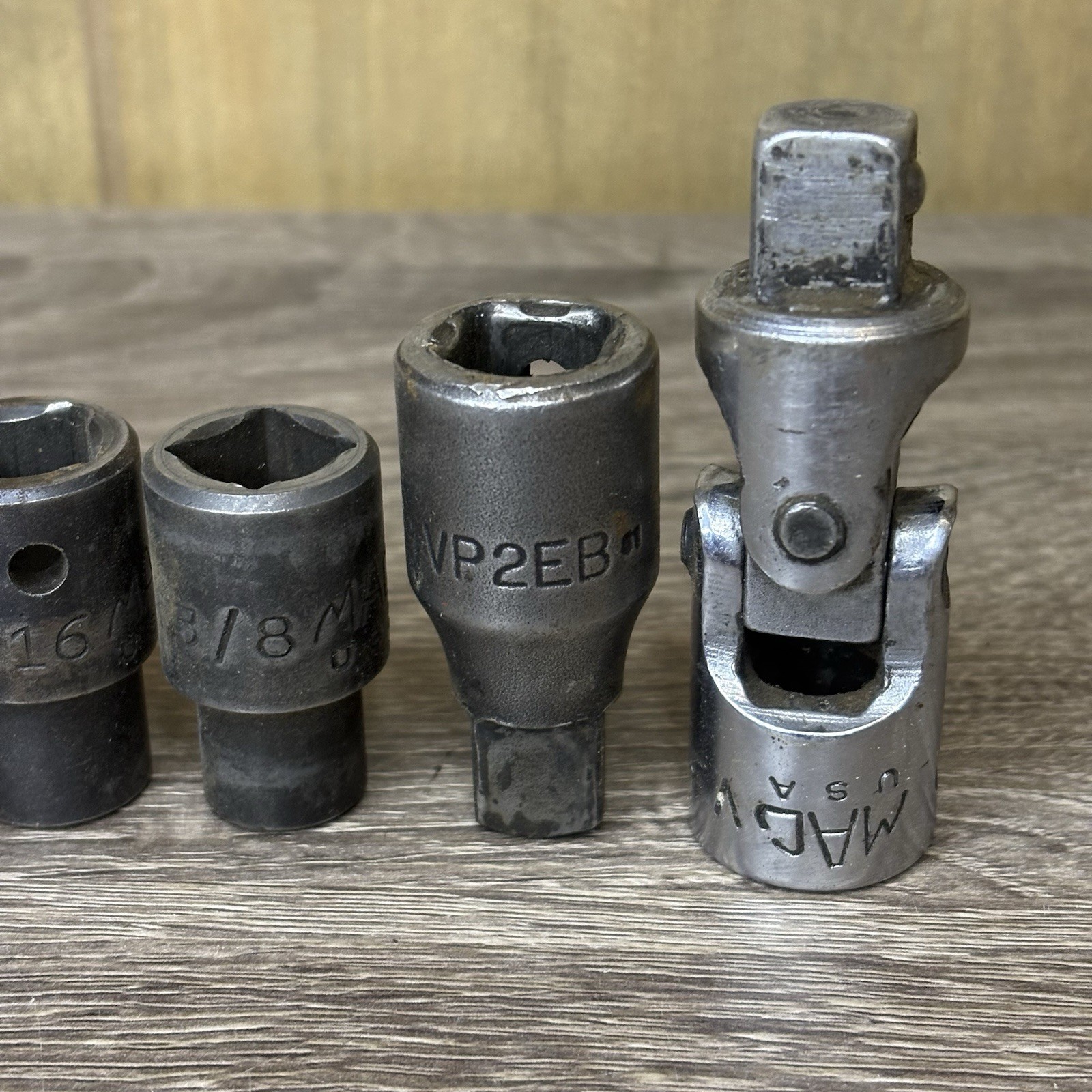 MAC Tools 1/2″ Drive SAE Impact Socket Set VP- SERIES 3/8”~1-1/8” 3/4” Dr 1-1/2”