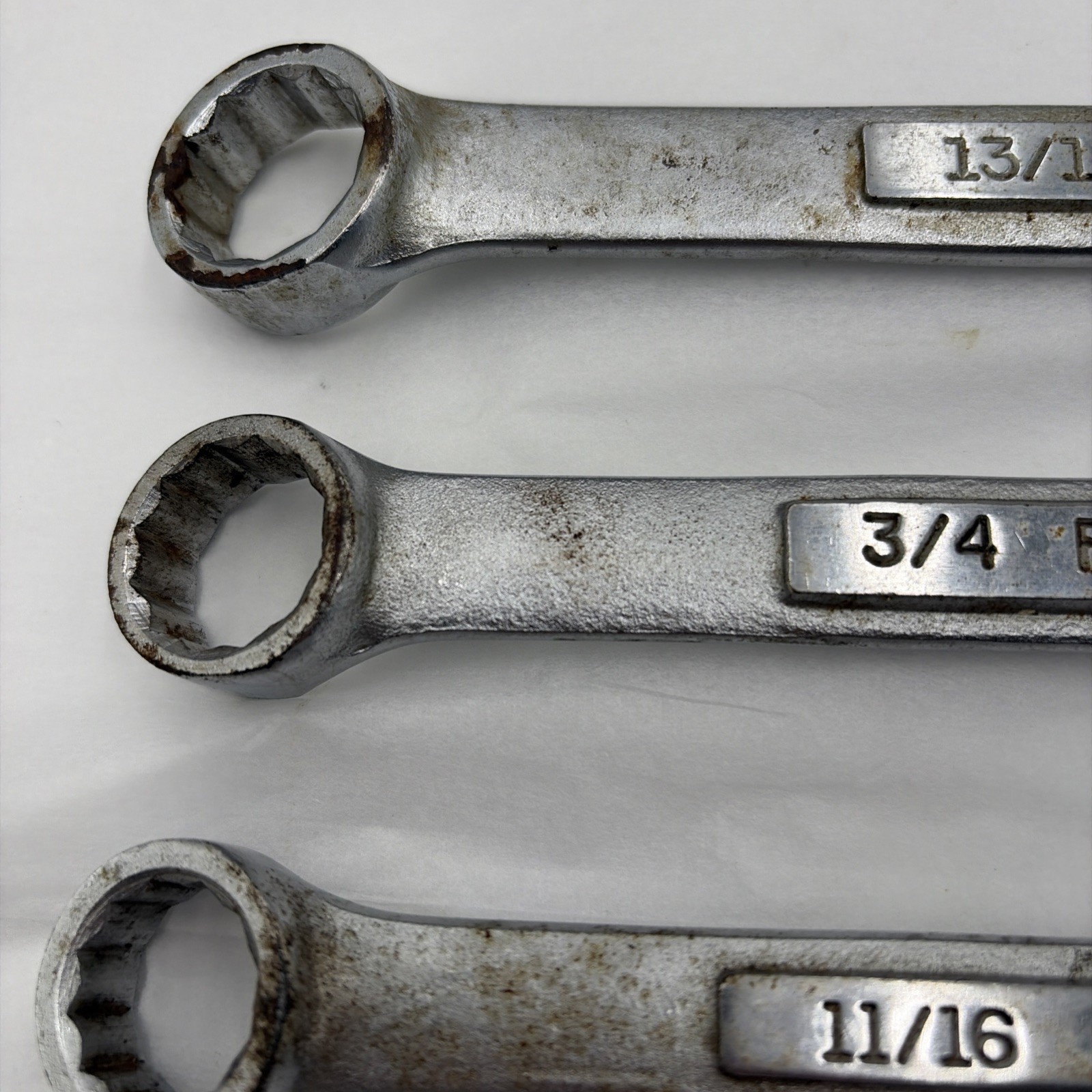 Vintage Craftsman -VV- SAE Combination Wrench Set of 9 Pieces See Description