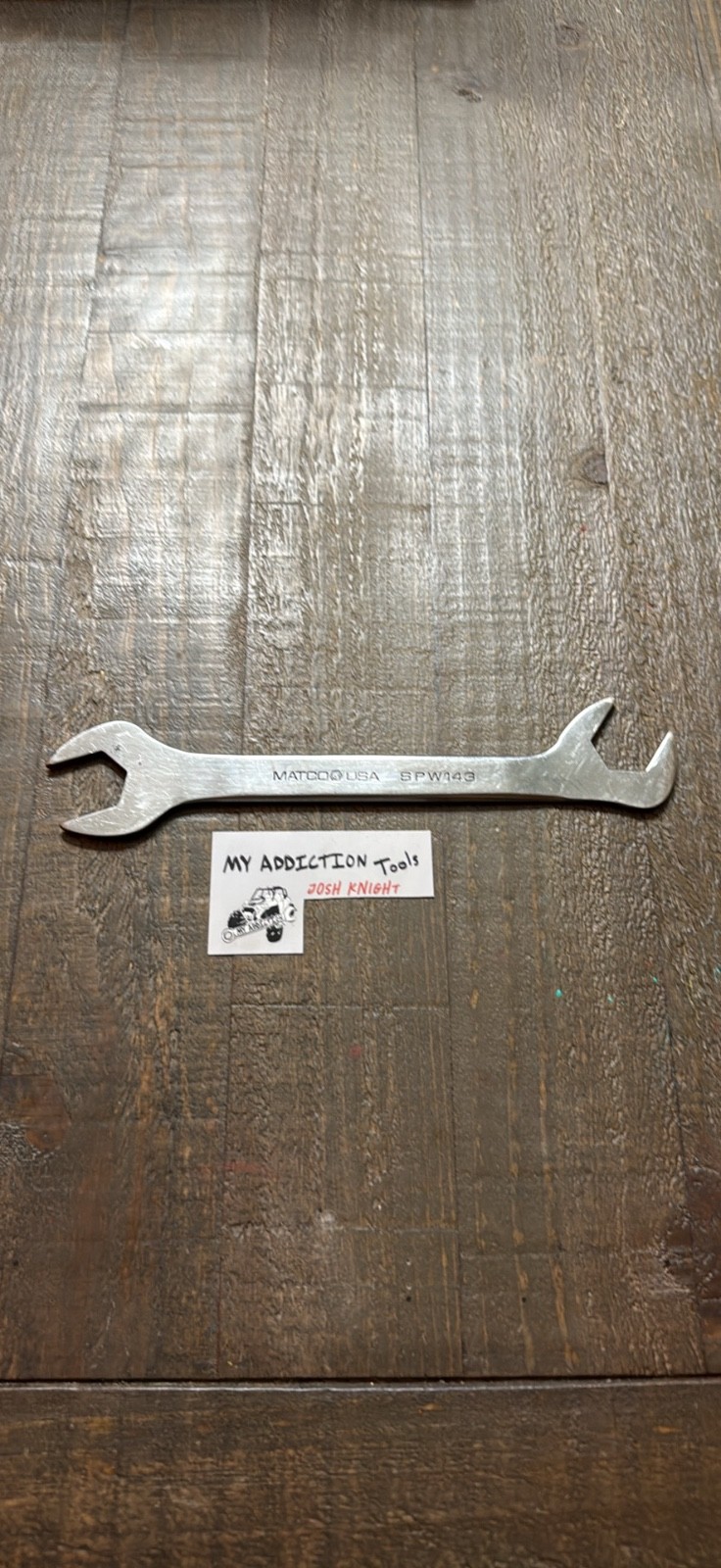 MATCO 1” slim profile 4 way angle wrench SPW143 no owner markings