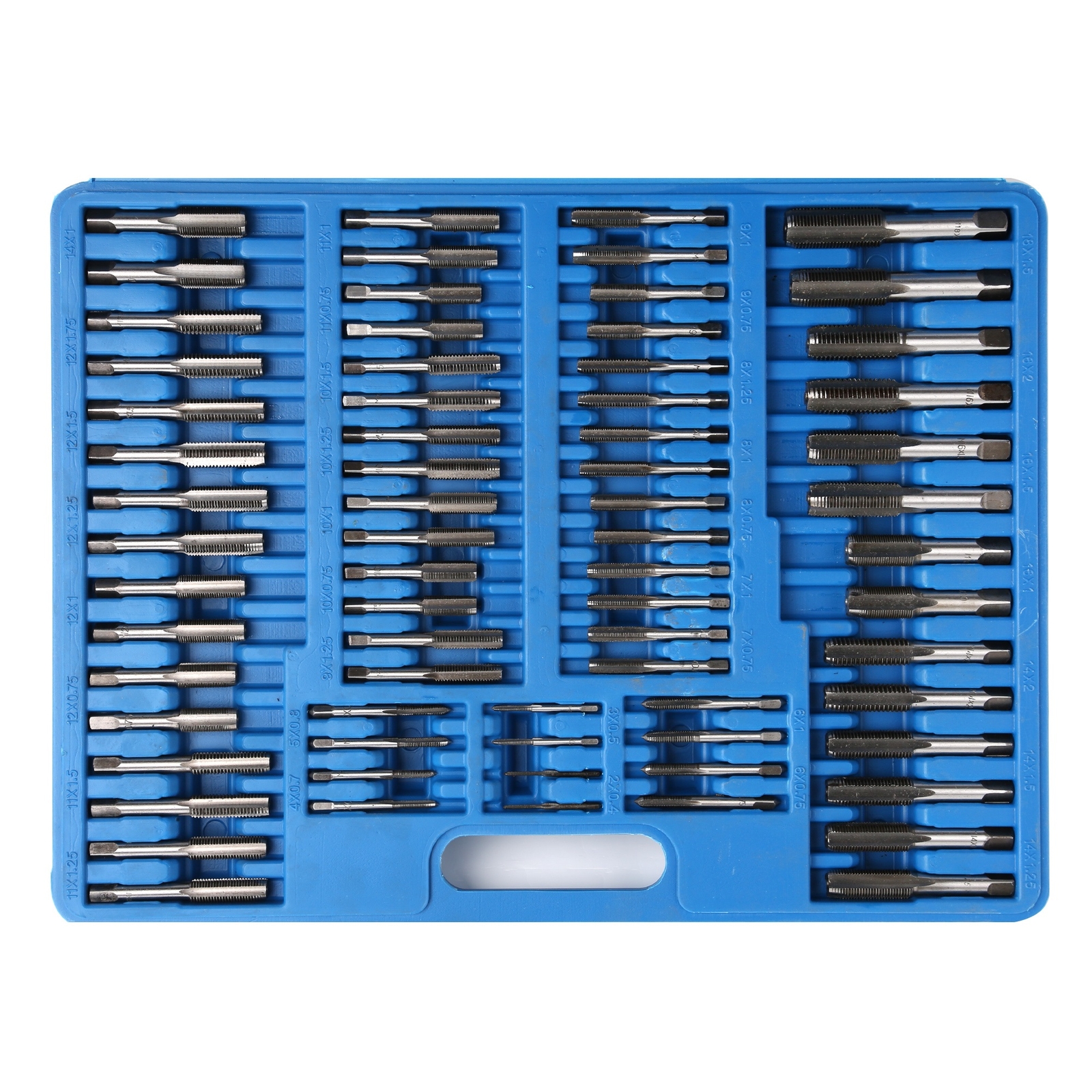 110pc Combination Tap and Die Screw Extractor Remove Set Alloy Steel Metric Tool