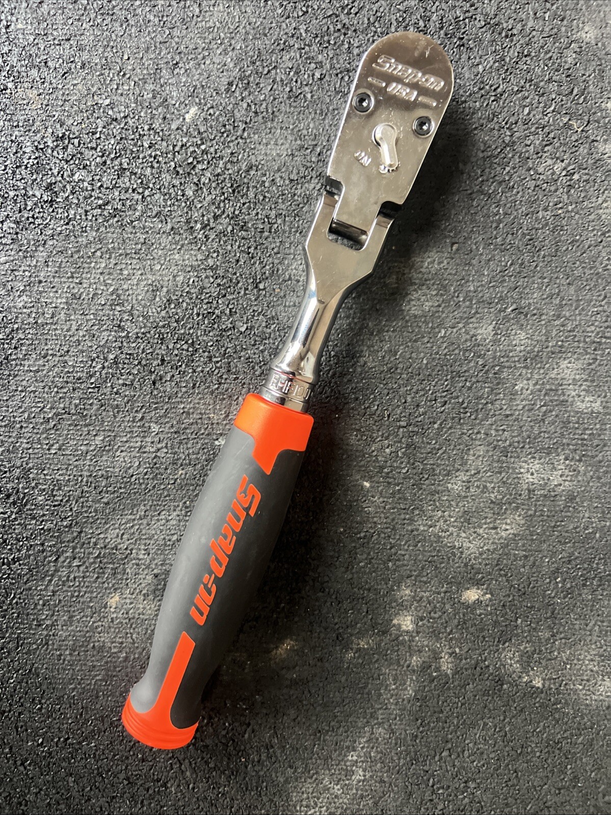 For Snap-on Tools USA ORANGE 3/8″ Drive Cynergy Hard Grip Flex Ratchet FHFD100O