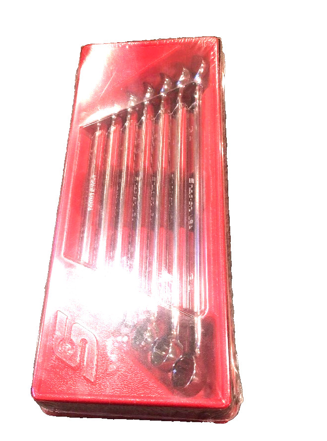 New Snap-on™ 3/8″ thru 3/4″ 12pt Flank Drive Plus Extra Long Wrench Set SOEXL707