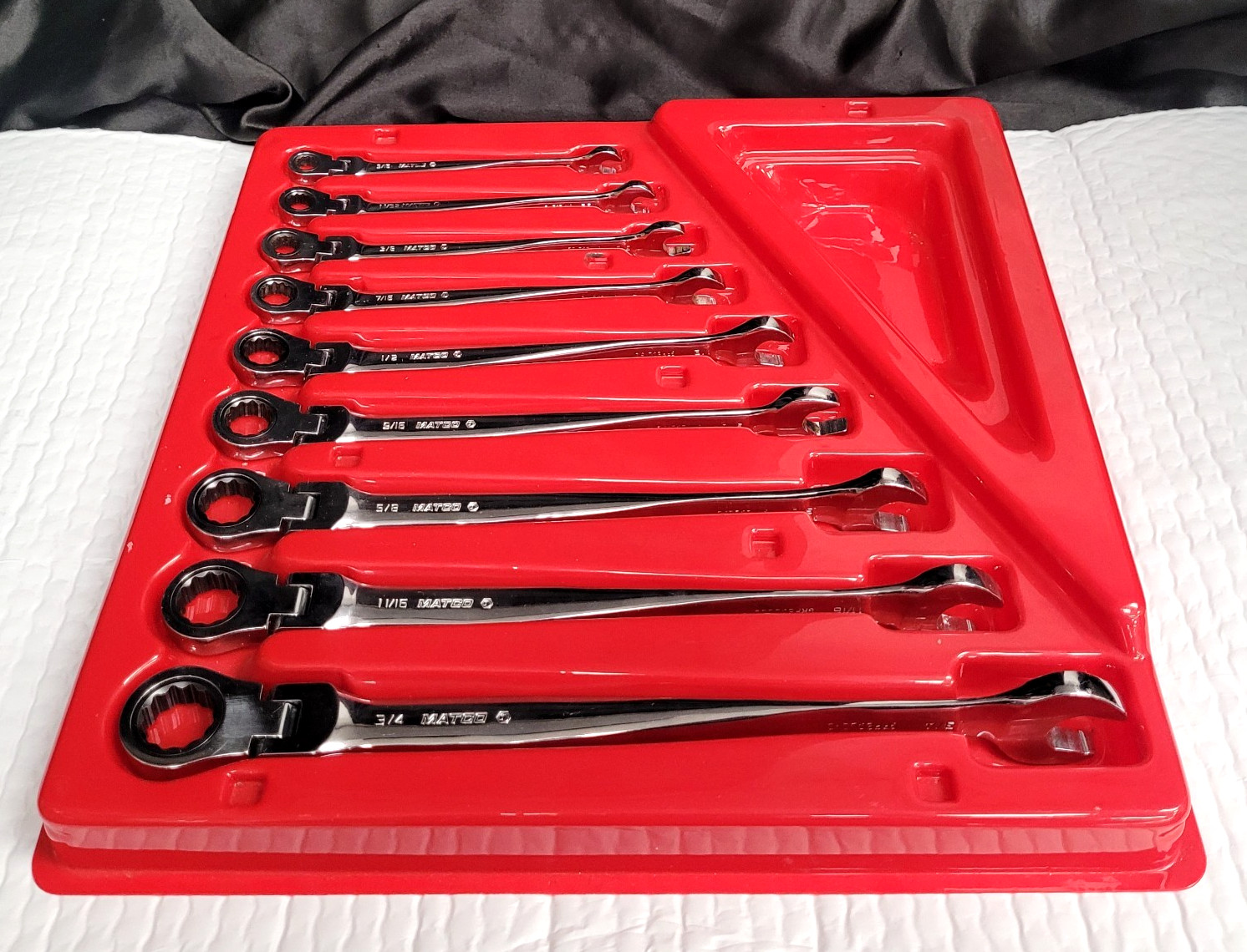 MATCO GRFECL 9 Piece SAE ~ X-Beam ~ Flex Head/Ratcheting Set (5/16-3/4″)