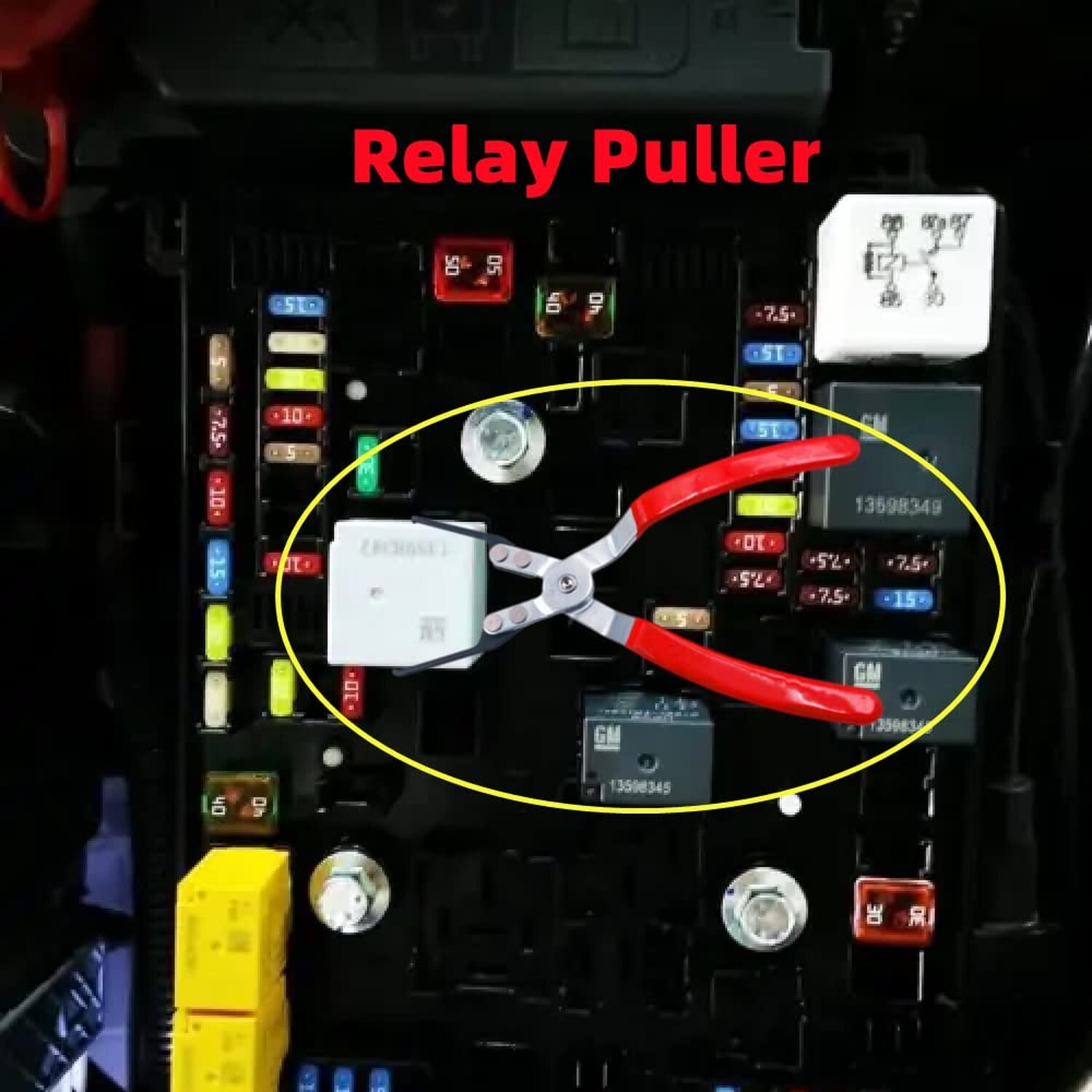 Relay Puller Pliers, Car Fuse Puller Automotive, Pliers for Removing relays F…