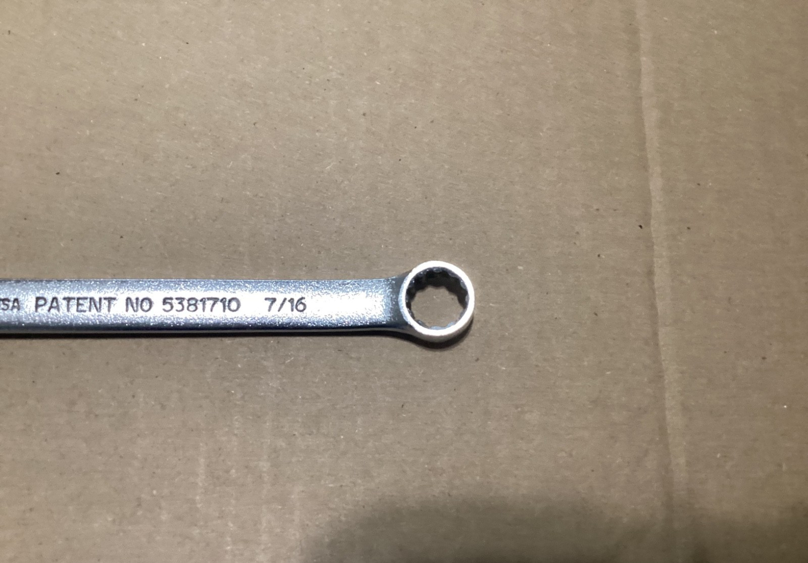 Proto Anti-Slip 7/16” Combination End Wrench, 1214 ASD, USA