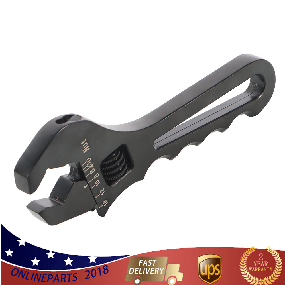 3AN-16AN Adjustable An Fitting Wrench Aluminum For An Hose Adapters Ends Spanner