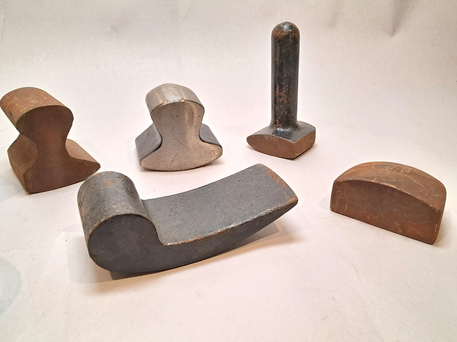 Vtg Auto Body Dolly Lot 8 Hand Anvil Fender Dent Repair Panel Beating Tools