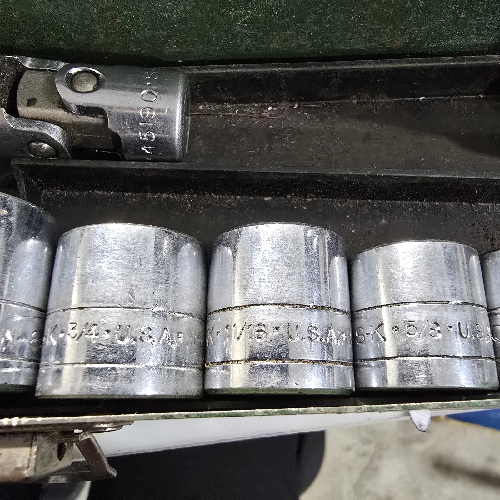S-K Tools 3/8 SAE 17 Pc 12 Point 6 Point Socket Set Mac Craftsman 20 Photos READ
