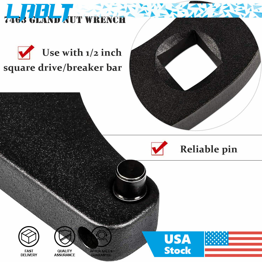 LABLT Adjustable Gland Nut Wrench Small Pin Spanner Tool For Hydraulic Cylinders