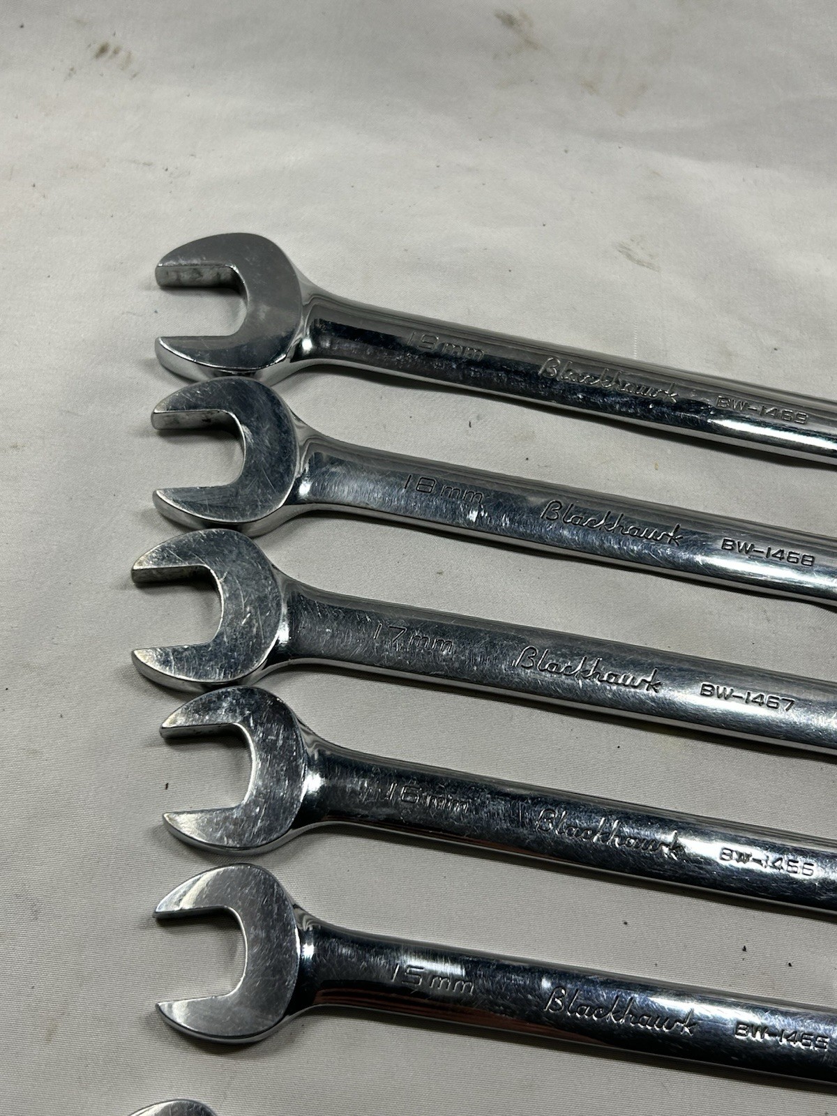 Blackhawk by Proto BW-1408 11pcMetric reversible ratcheting combination wrenches