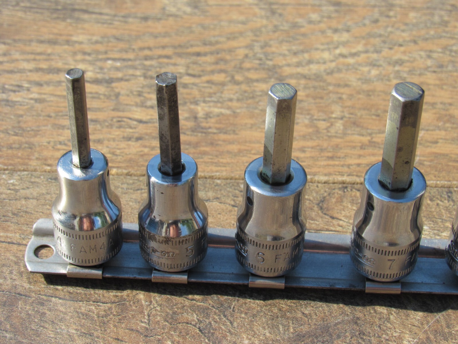 SNAP ON 207FAMY 7 PC METRIC HEX BIT SOCKET SET FAM4 – FAM10 4MM 10MM 207EFAMY