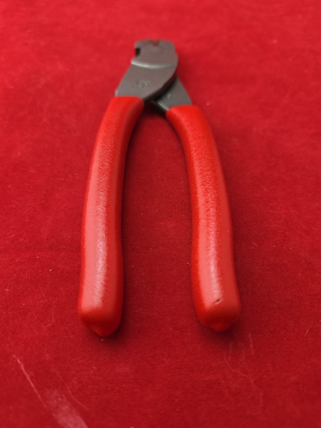 Snap-On Tools RED Soft Grip 7″ VECTOR EDGE Diagonal Cutter 87ACF USA