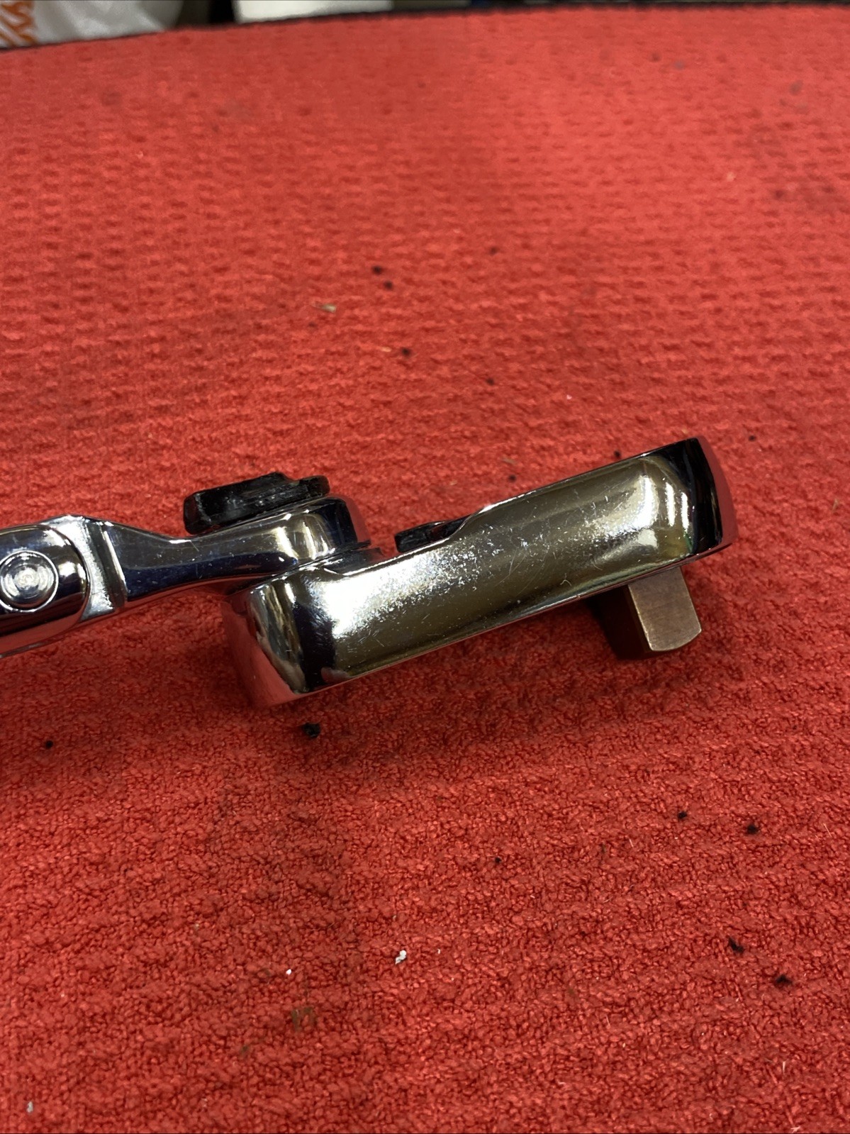 PROTO Tools USA 5267FL (Rare) Indexing Locking Flex Head Red Ratchet, 3/8” Drive