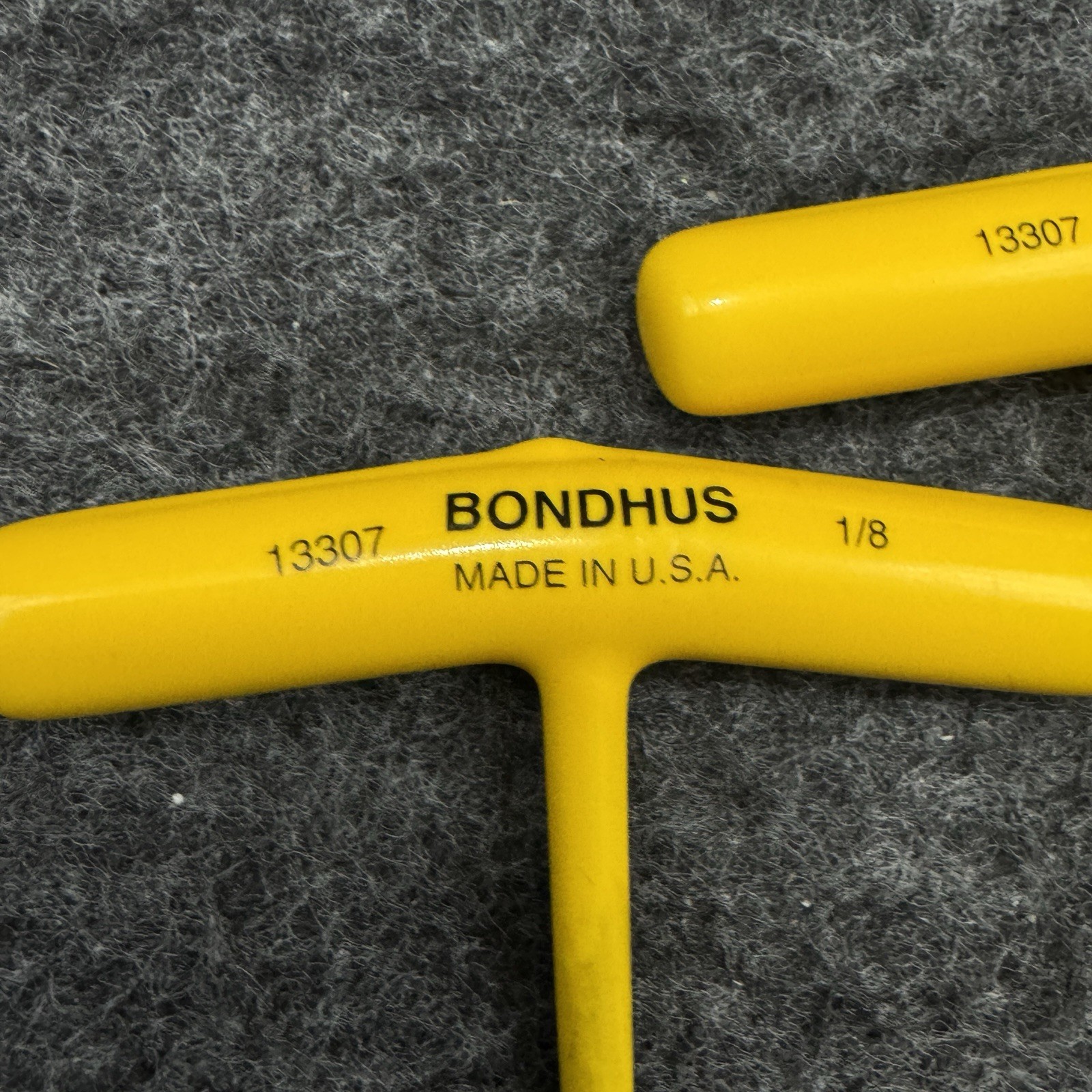 2pcs NEW BONDHUS USA 1/8″ HEX T HANDLE 13307 Made In USA