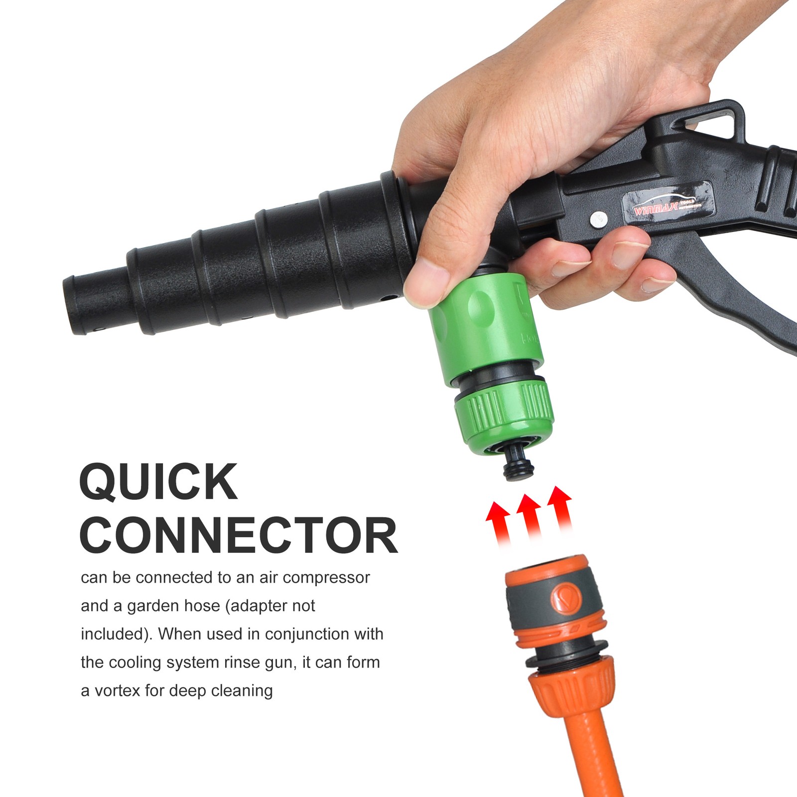Coolant System Flush Gun Cooling System Coolant Hose Radiator Tool Water stopper