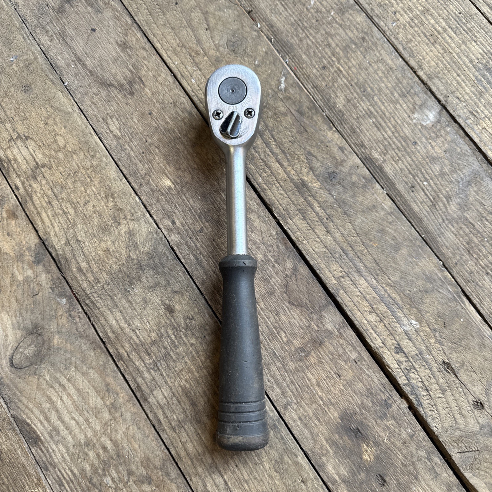 Vintage Britool Classic Shaped 1/2 Ratchet Hard Grip Handle No.E74