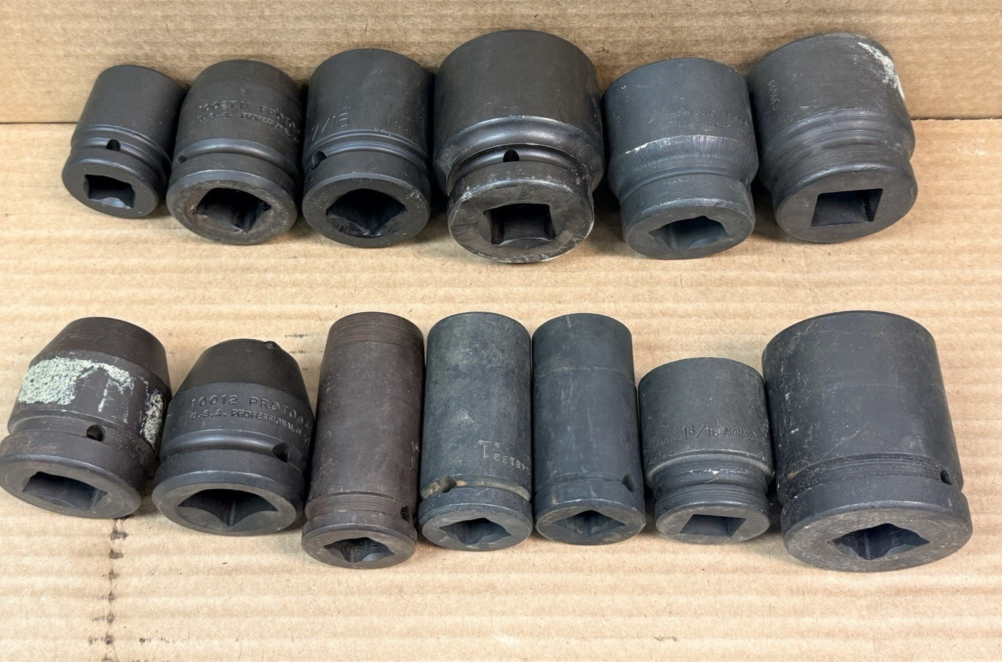Heavy Duty USA Tool 1” & 3/4″ Impacting Socket 13pc Set Built To Last