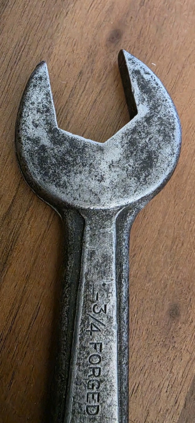 Vintage Barcalo Buffalo Open End Wrench 3/4″ & 5/8″ Forged USA