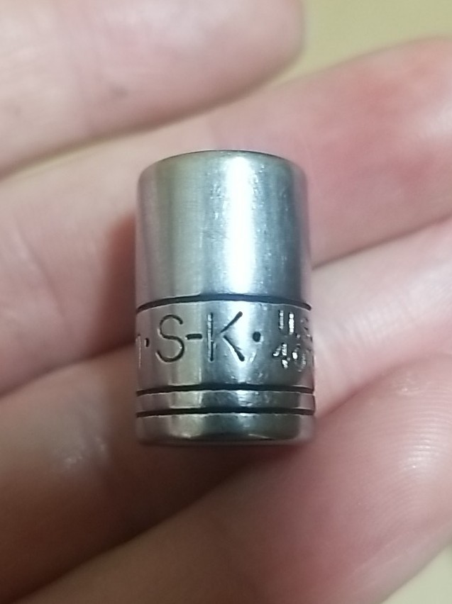 S-K Tools Usa, 10mm 6 Point Socket 1/4 Dr. 40709 Shallow