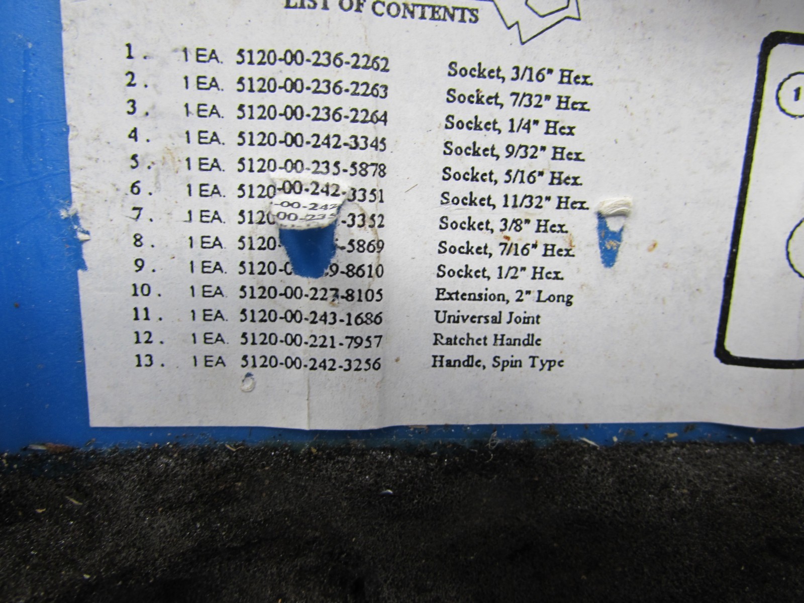 Complete 13 Piece Set of S-K 1/4″ Drive Socket Set Distributed by Midstate Suppl