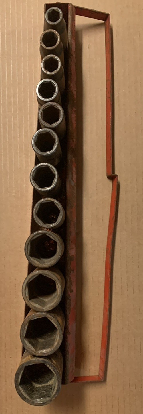 MAC 1/2″ Drive SAE CDP Deep Impact Socket Set 11 Pc 6 Pt w/ Tray 7/16″ – 1 1/4″