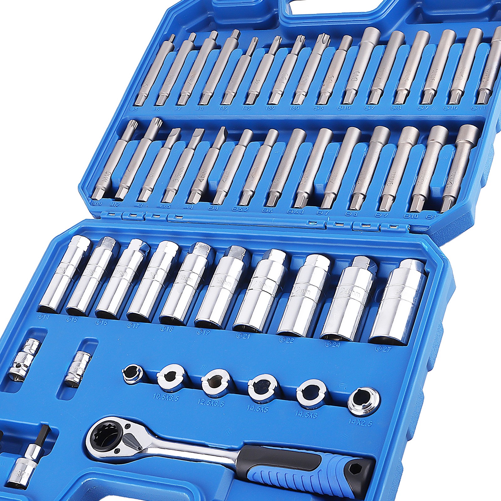 Strut Nut Removal Installation Tool 50-Pieces Socket Wrench Set For All Vehicles