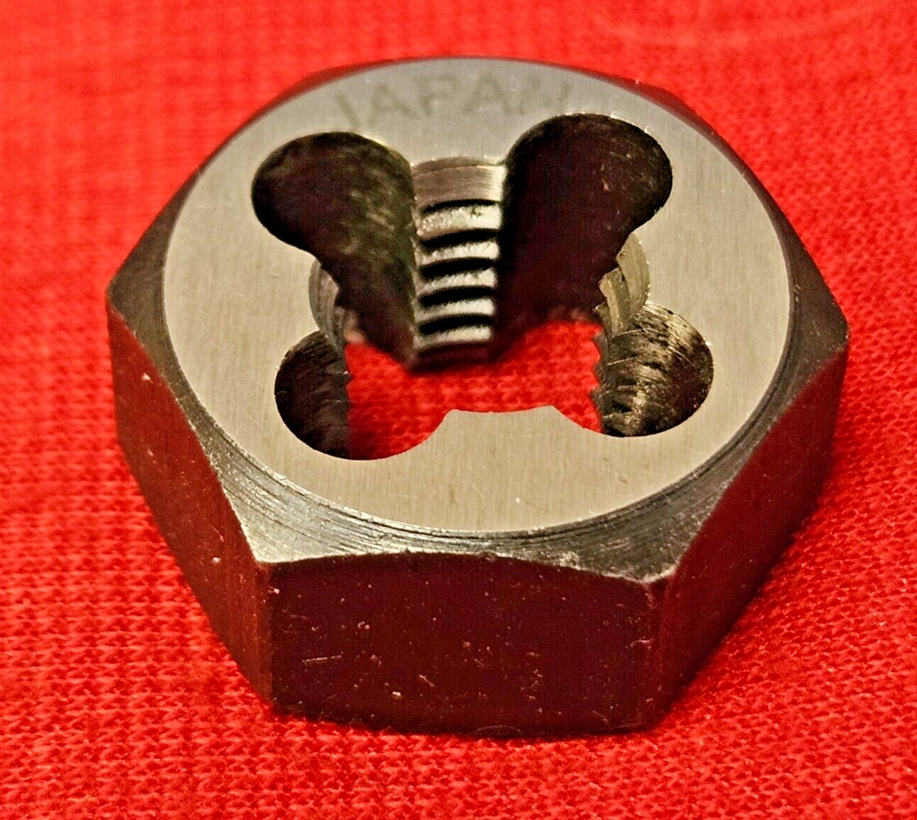 M11 x 1.5MM LEFT HAND x .87″ Hex Rethread Die Alfa MHD70763L CS LH Metric