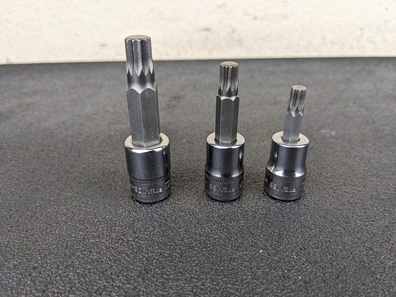 #bp417 Snap-on USA 3/8″ Drive 3pc Metric Triple Square Socket Set FTSM6E,8E,10E