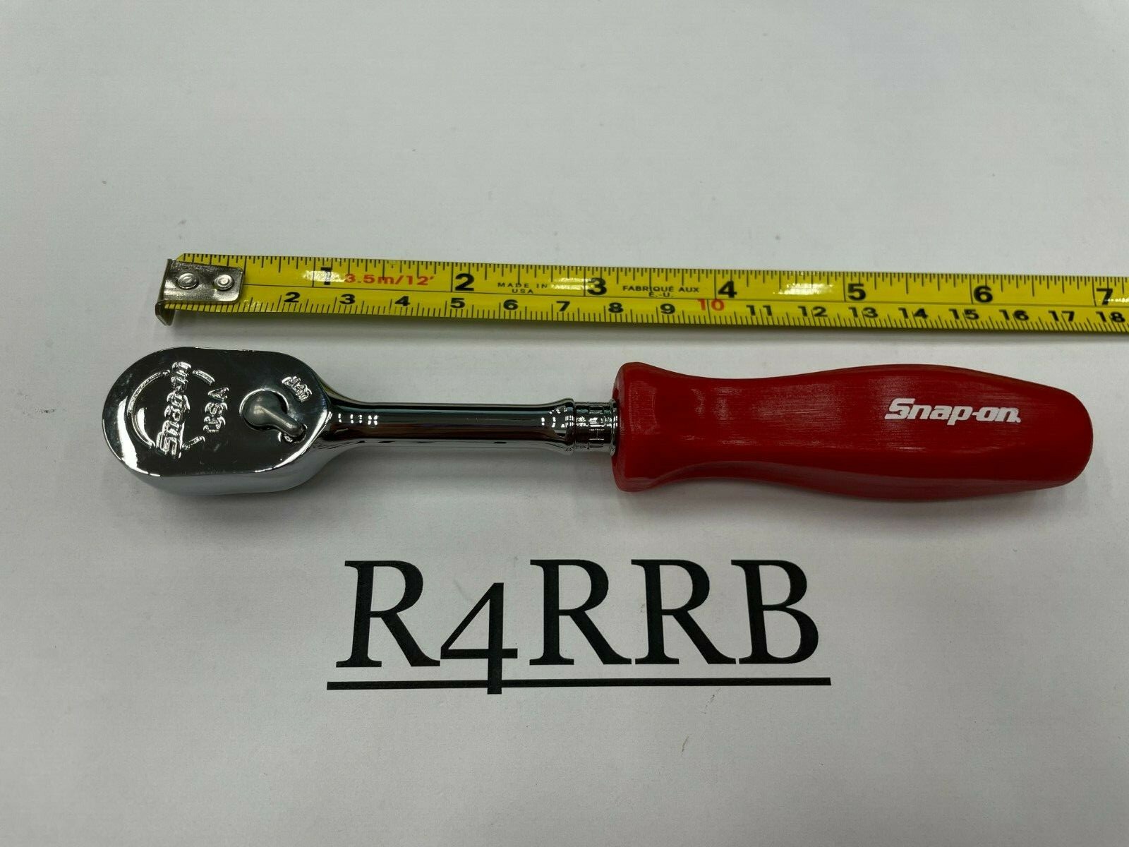 Snap-on Tools USA NEW 1/4″ Drive RED Hard Handle Long Ratchet THLD72R