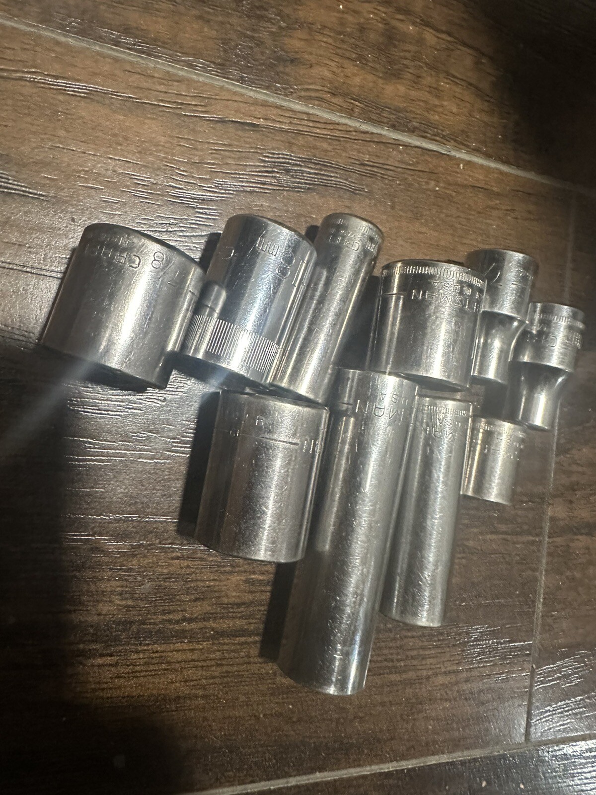 Craftsman assorted sockets total 10