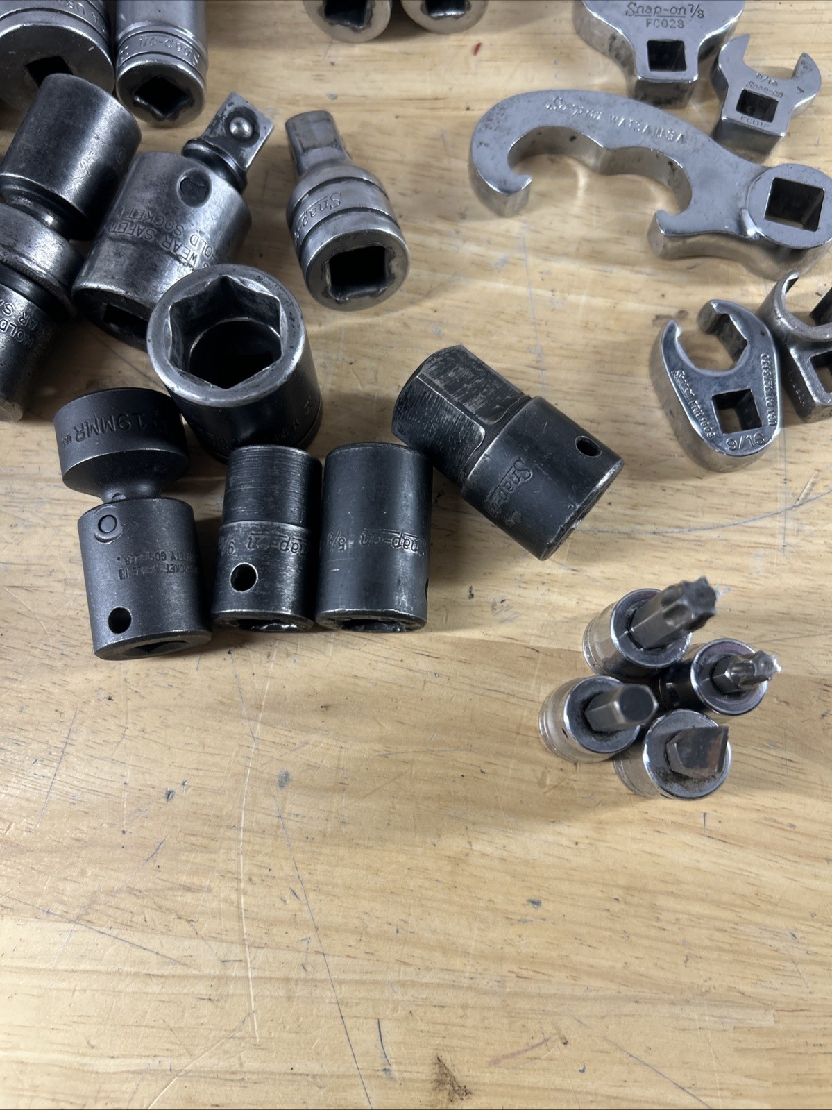 (Lot of 45) Snap-On Matco Mac Cornwell Deep Sockets Mixed Sizes