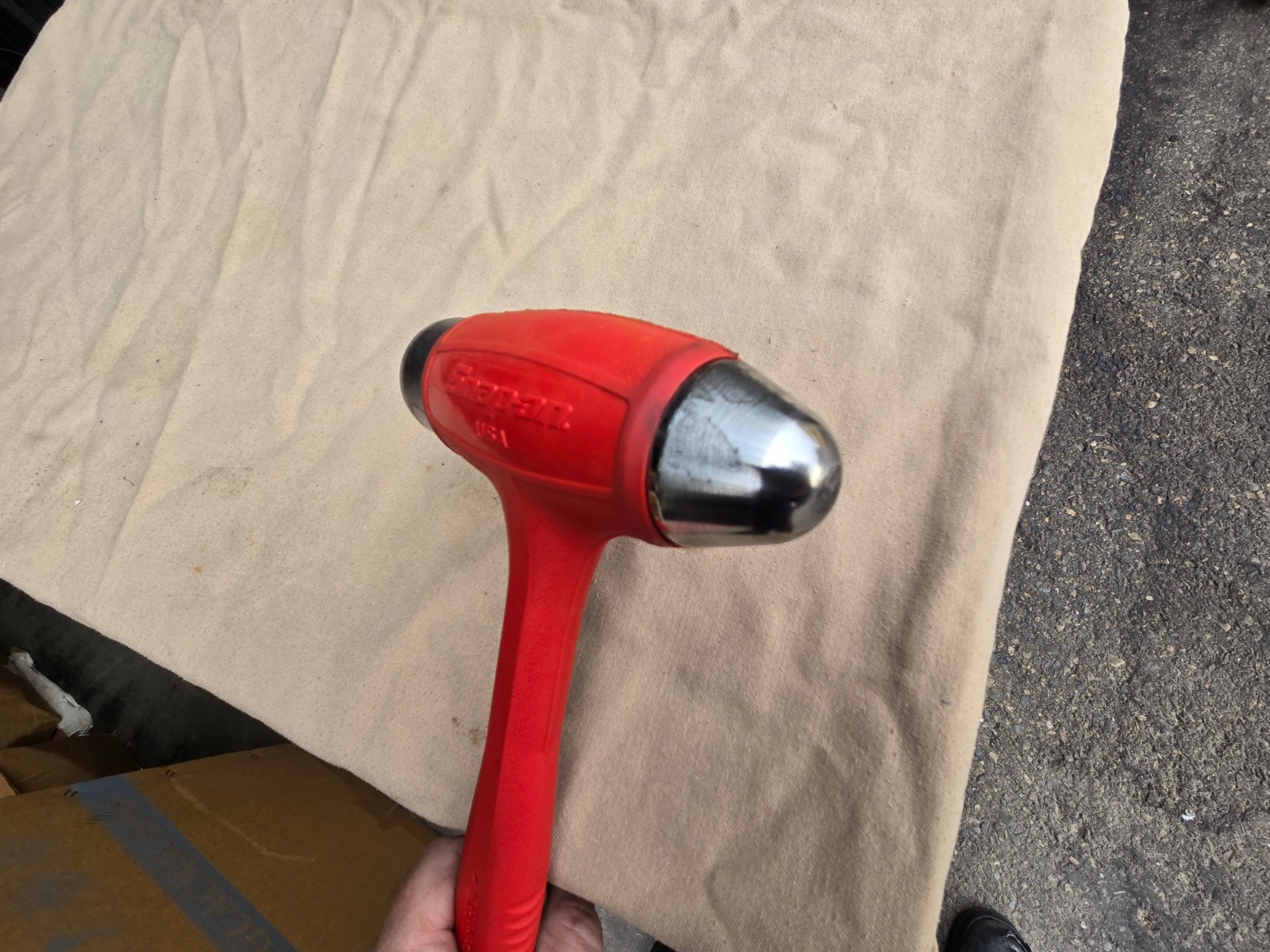 Snap-On HBBD40 Dead Blow Ball Peen Hammer 40oz
