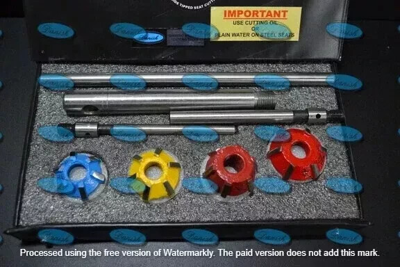 VALVE SEAT CUTTER SET CARBIDE CHEVY SBC 350 MODIFIED 2.020-1.600 343 45*-60*